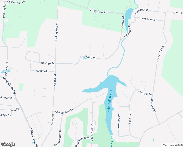 map of restaurants, bars, coffee shops, grocery stores, and more near 2329 Jason Few Lane in Tullahoma