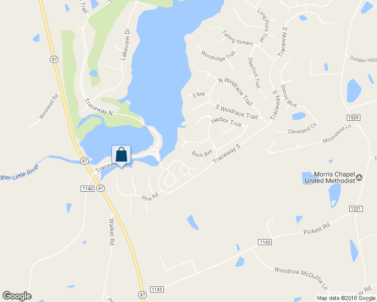 map of restaurants, bars, coffee shops, grocery stores, and more near 400 Back Bay in Sanford