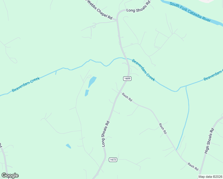 map of restaurants, bars, coffee shops, grocery stores, and more near 1557 Autumn Ridge Lane in Lincolnton