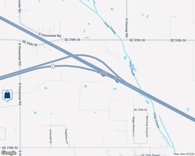 map of restaurants, bars, coffee shops, grocery stores, and more near 13701 Southeast 70th Street in Oklahoma City