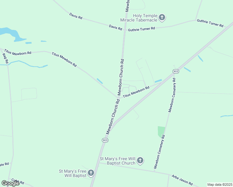 map of restaurants, bars, coffee shops, grocery stores, and more near 2848 Mewborn Church Road in Snow Hill