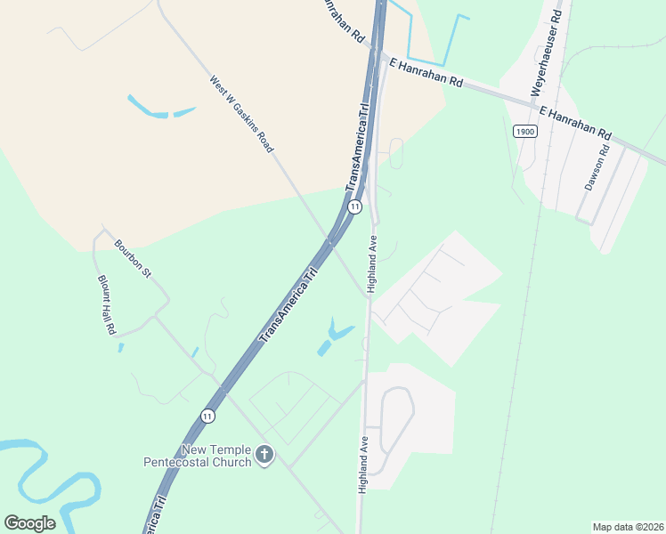 map of restaurants, bars, coffee shops, grocery stores, and more near 6412 West W Gaskins Road in Grifton