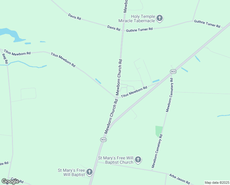 map of restaurants, bars, coffee shops, grocery stores, and more near 2848 Mewborn Church Road in Snow Hill