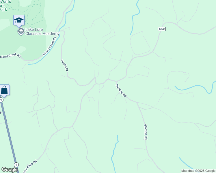 map of restaurants, bars, coffee shops, grocery stores, and more near 2446 Grassy Knob Road in Mill Spring