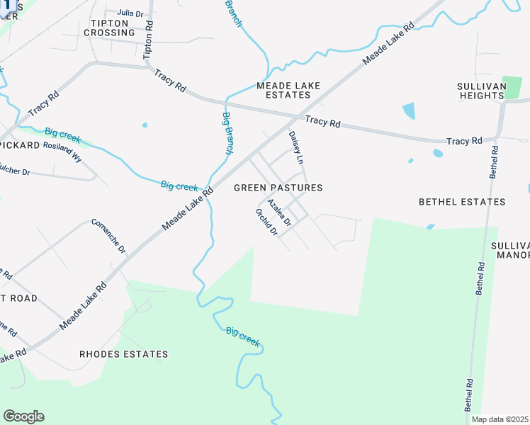 map of restaurants, bars, coffee shops, grocery stores, and more near 220 Orchid Drive in Atoka