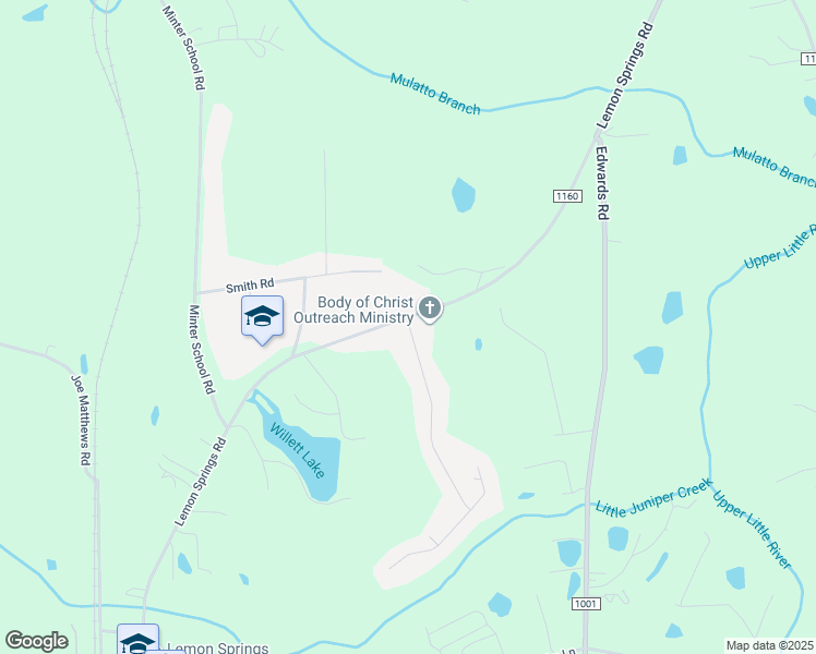 map of restaurants, bars, coffee shops, grocery stores, and more near 6601-6613 Deerfield Drive in Sanford