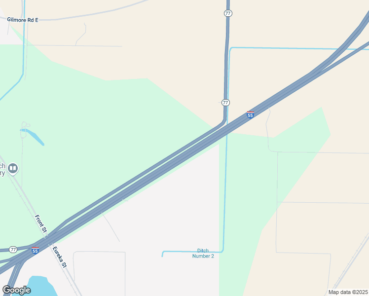 map of restaurants, bars, coffee shops, grocery stores, and more near 18609 Arkansas 77 in Turrell