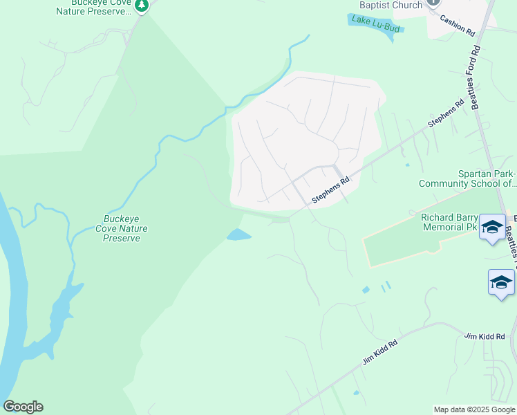 map of restaurants, bars, coffee shops, grocery stores, and more near 5808 Stephens Grove Lane in Huntersville