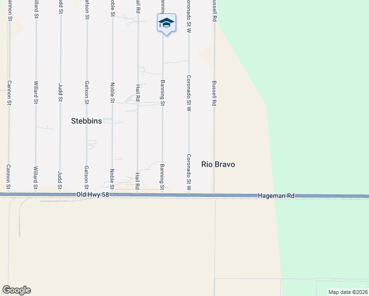 map of restaurants, bars, coffee shops, grocery stores, and more near 4551 Coronado Street West in Bakersfield