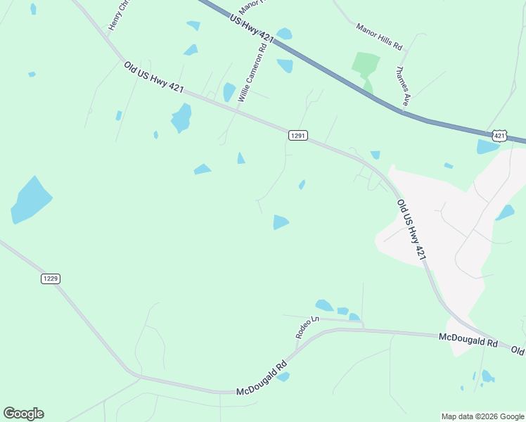 map of restaurants, bars, coffee shops, grocery stores, and more near 45 Covey Rise Way in Lillington