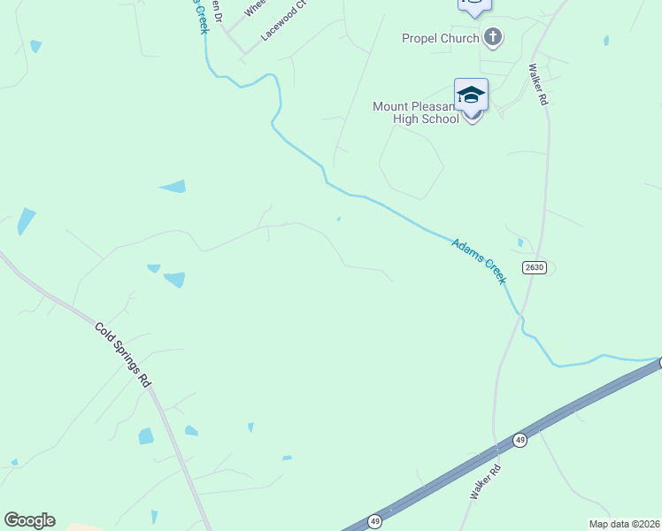 map of restaurants, bars, coffee shops, grocery stores, and more near 5127 Alderman Road in Concord