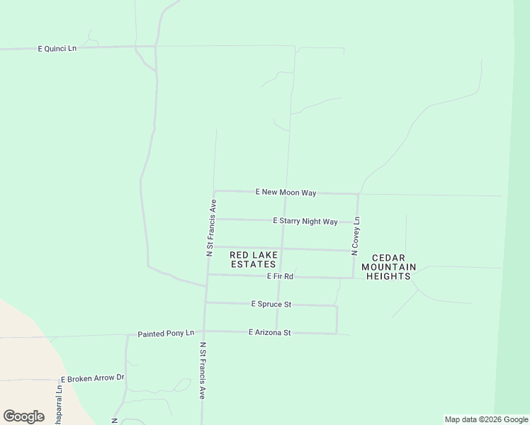 map of restaurants, bars, coffee shops, grocery stores, and more near 2144 East Starry Night Way in Williams