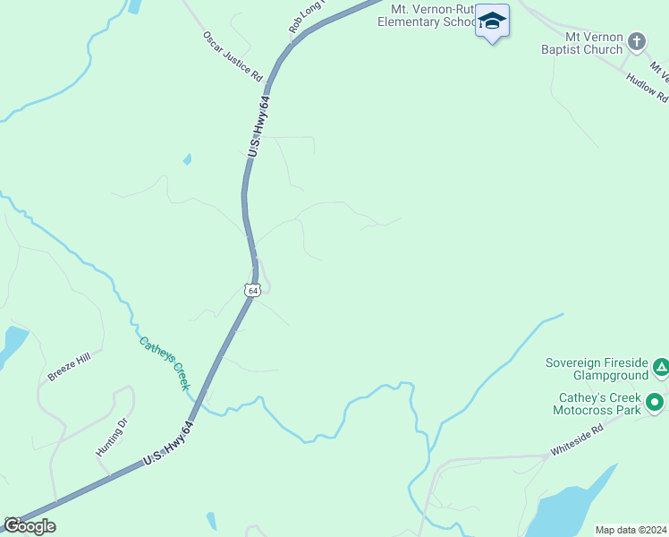 map of restaurants, bars, coffee shops, grocery stores, and more near 167 Providence Road in Forest City