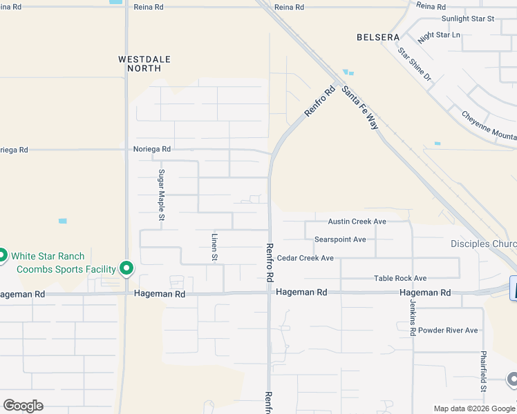 map of restaurants, bars, coffee shops, grocery stores, and more near 14508 Plumeria Court in Bakersfield