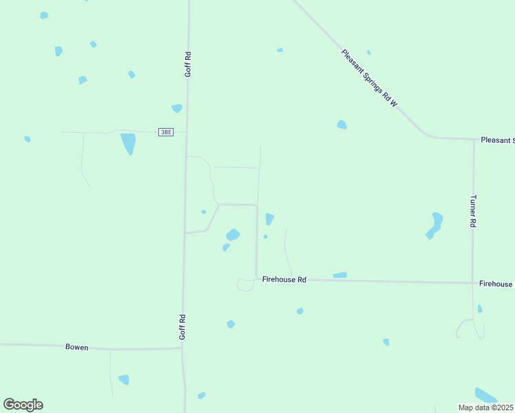 map of restaurants, bars, coffee shops, grocery stores, and more near County Road 38 in Cleburne County
