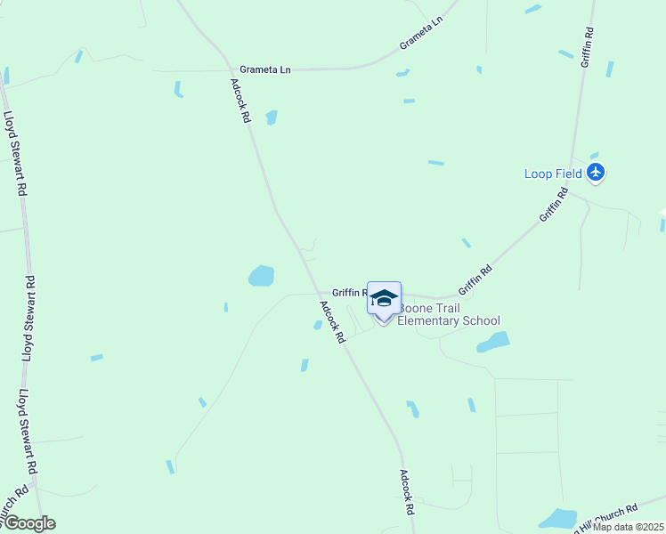 map of restaurants, bars, coffee shops, grocery stores, and more near 1480 Griffin Road in Lillington