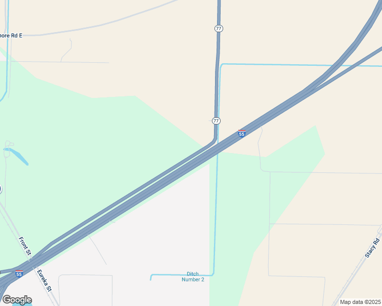 map of restaurants, bars, coffee shops, grocery stores, and more near 18609 Arkansas 77 in Turrell