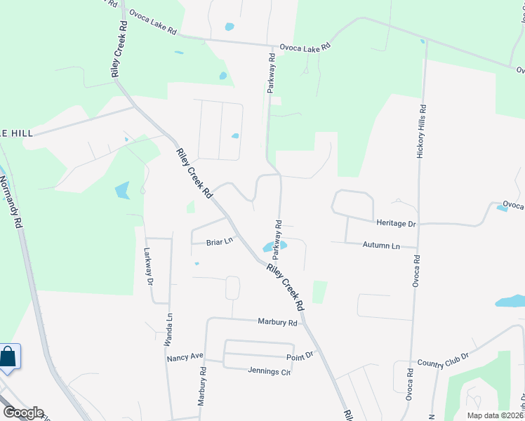 map of restaurants, bars, coffee shops, grocery stores, and more near 103 Wendell Court in Tullahoma