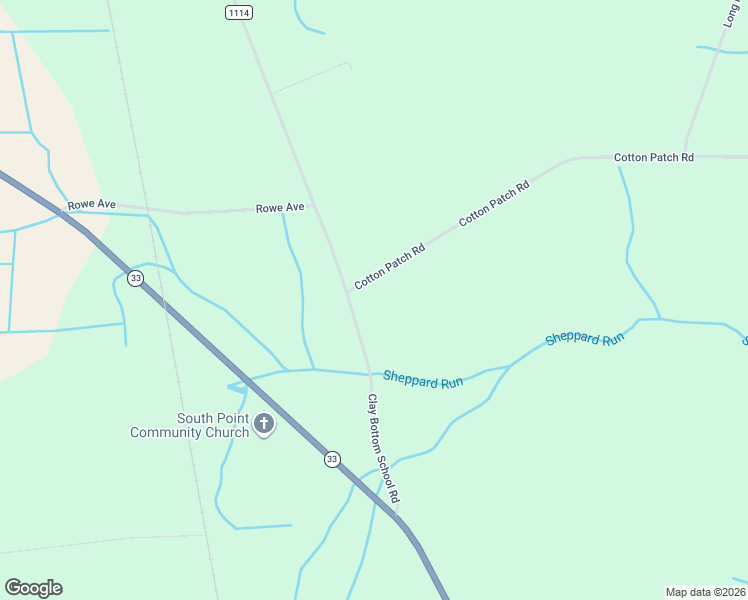 map of restaurants, bars, coffee shops, grocery stores, and more near 88 Cotton Patch Road in Chocowinity