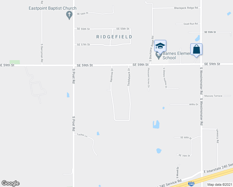 map of restaurants, bars, coffee shops, grocery stores, and more near 6409 Saddleback Drive in Oklahoma City