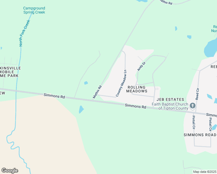 map of restaurants, bars, coffee shops, grocery stores, and more near 1542 Mathis Road in Drummonds