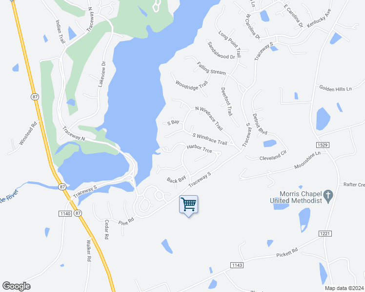 map of restaurants, bars, coffee shops, grocery stores, and more near 347 Beach End in Sanford