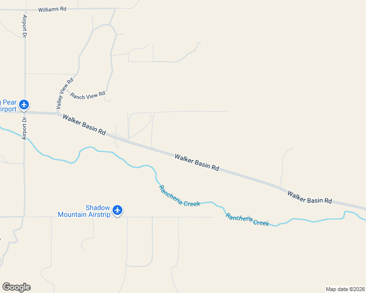 map of restaurants, bars, coffee shops, grocery stores, and more near 19211 Walker Basin Road in Kern County