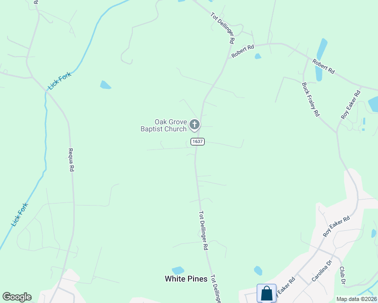 map of restaurants, bars, coffee shops, grocery stores, and more near 423 Tot Dellinger Road in Cherryville