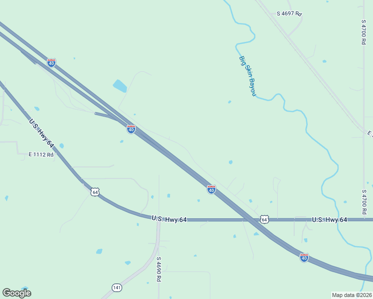 map of restaurants, bars, coffee shops, grocery stores, and more near East 1105 Road in Gans