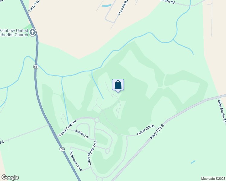 map of restaurants, bars, coffee shops, grocery stores, and more near 104 Rosewood Court in Snow Hill