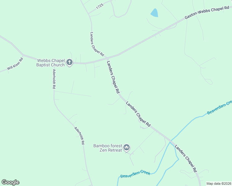 map of restaurants, bars, coffee shops, grocery stores, and more near 625 Landers Chapel Road in Lincolnton