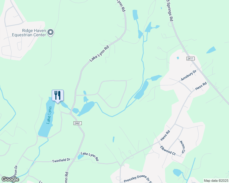 map of restaurants, bars, coffee shops, grocery stores, and more near 739 Lake Lynn Road in Concord