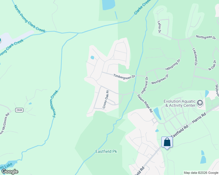 map of restaurants, bars, coffee shops, grocery stores, and more near 14202 Salem Ridge Road in Huntersville