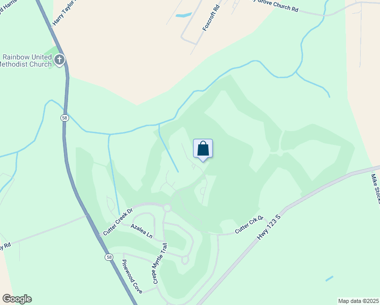 map of restaurants, bars, coffee shops, grocery stores, and more near 134 Rosewood Court in Snow Hill