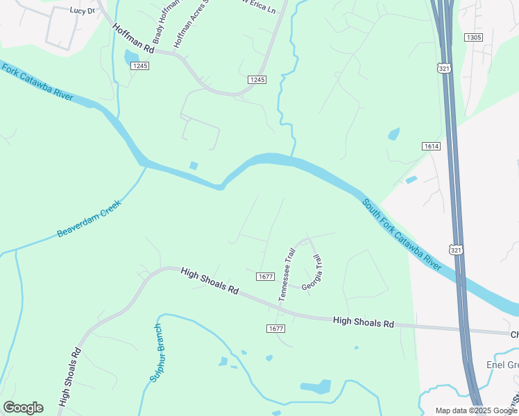 map of restaurants, bars, coffee shops, grocery stores, and more near 644 Oregon Trail in Lincolnton