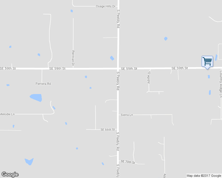 map of restaurants, bars, coffee shops, grocery stores, and more near 6201 South Peebly Road in Oklahoma City