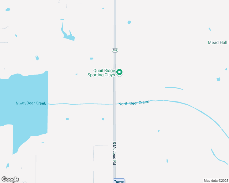 map of restaurants, bars, coffee shops, grocery stores, and more near South McLoud Road in McLoud