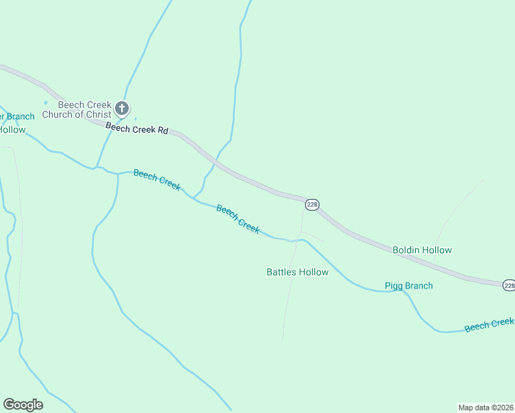 map of restaurants, bars, coffee shops, grocery stores, and more near 6202-6398 Beech Creek Road in Clifton