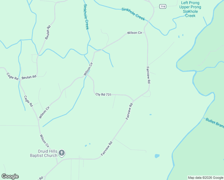 map of restaurants, bars, coffee shops, grocery stores, and more near 180 Cty Road 731 in Tellico Plains