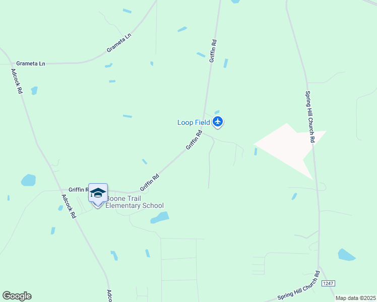map of restaurants, bars, coffee shops, grocery stores, and more near 889 Griffin Road in Lillington