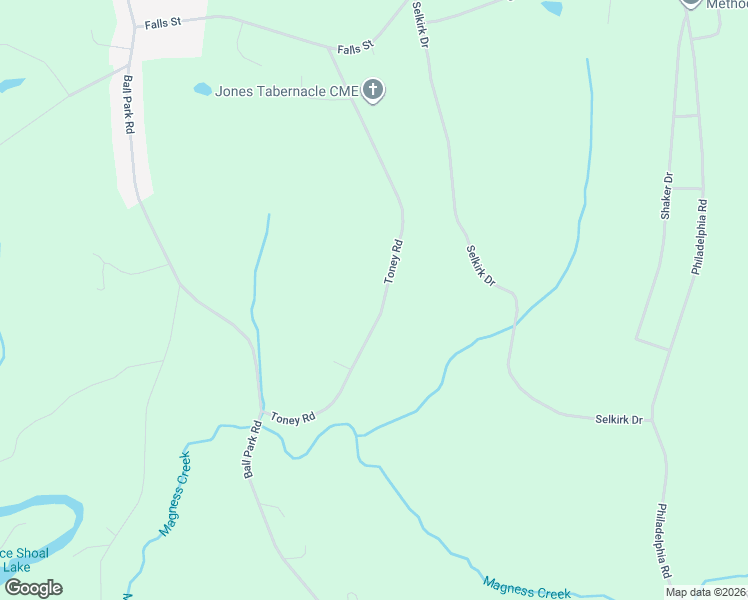 map of restaurants, bars, coffee shops, grocery stores, and more near 2801 Toney Road in Lawndale