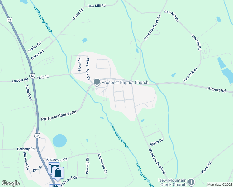map of restaurants, bars, coffee shops, grocery stores, and more near 2726 Murdock Ln in Albemarle
