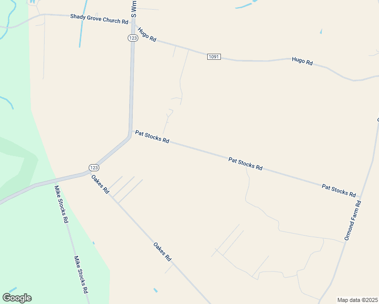 map of restaurants, bars, coffee shops, grocery stores, and more near 302 Pat Stocks Road in Hookerton