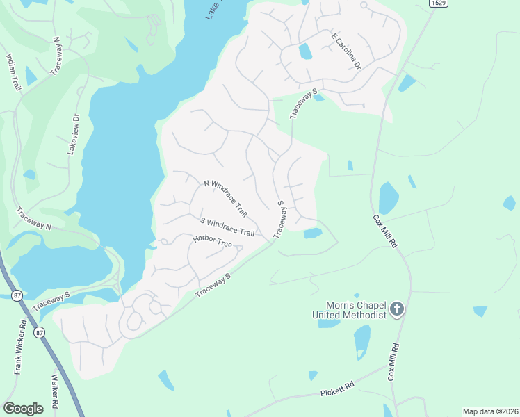 map of restaurants, bars, coffee shops, grocery stores, and more near 1145 Deerfoot Trail in Sanford