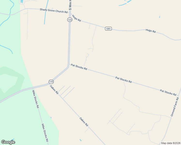 map of restaurants, bars, coffee shops, grocery stores, and more near 236 Pat Stocks Road in Hookerton