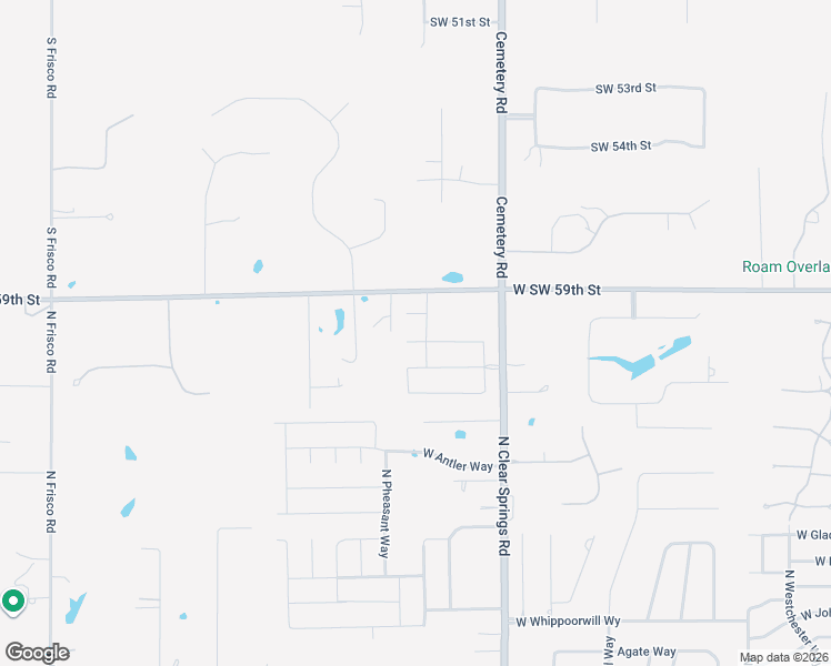 map of restaurants, bars, coffee shops, grocery stores, and more near 1836 West Blake Court Way in Mustang