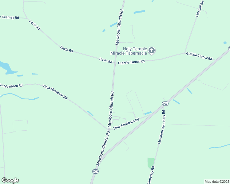 map of restaurants, bars, coffee shops, grocery stores, and more near 2583 Mewborn Church Road in Snow Hill