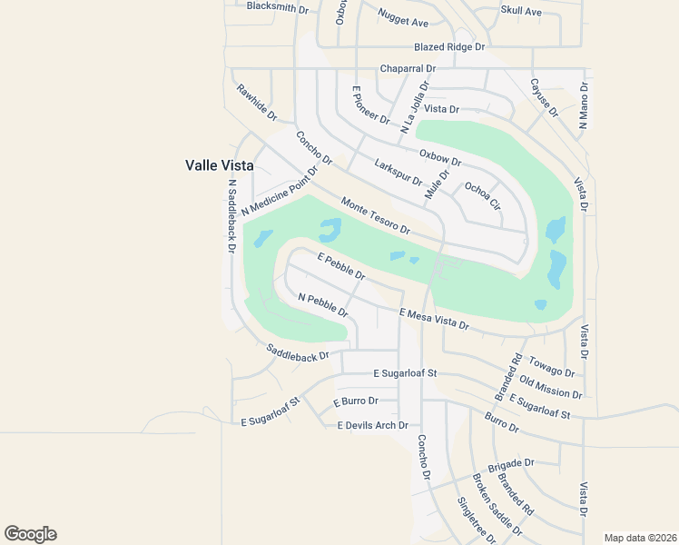 map of restaurants, bars, coffee shops, grocery stores, and more near 7871 E Pebble Dr in Kingman