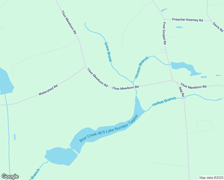map of restaurants, bars, coffee shops, grocery stores, and more near 1945 Titus Mewborn Road in La Grange