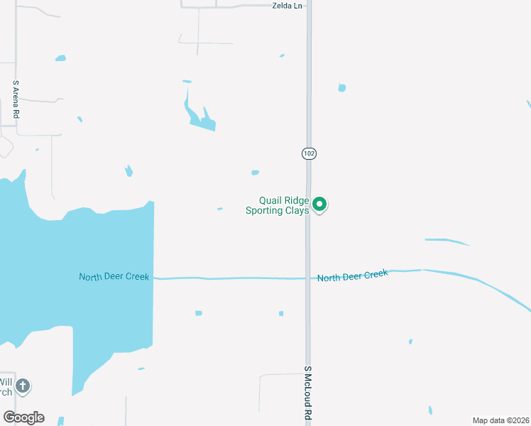 map of restaurants, bars, coffee shops, grocery stores, and more near 2364 South McLoud Road in McLoud